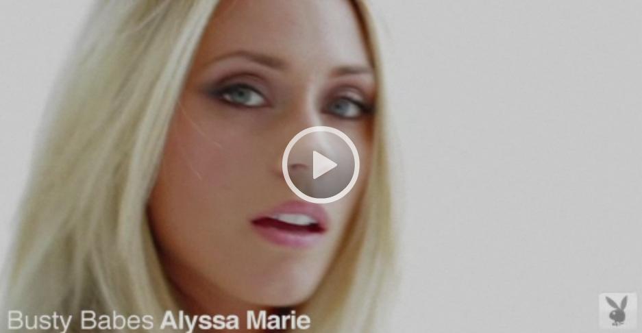 playboy big tits nude videos featuring busty blonde alyssa marie